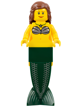 Минифигурка Lego Mermaid - Long with Bracket pi088 N